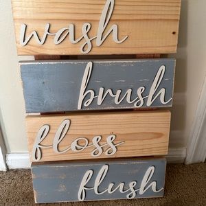 Custom Bathroom Sign